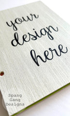 Personalized wedding card holder for keepsakes