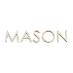 Wood Name Letters Sign 12-72 inch wide for nursery decor