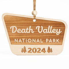 Wood National Park Ornaments Death Valley 2024 keepsake image