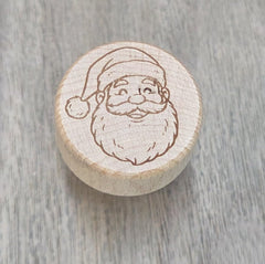 Santa motif stopper from laser engraved set