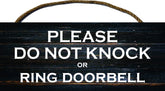 Wooden Do Not Disturb Door Sign 5x12 size