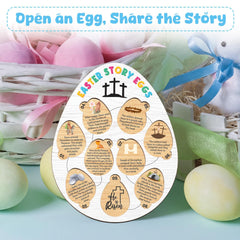 Twelve egg set for Easter story learning