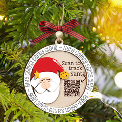Wooden hanging ornament 3-6 inch size for Christmas tree