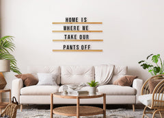 XL Letterboard wall mounting with pre-drilled holes
