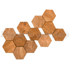 Natural wood magnets for home and office use on magnetic surfaces