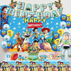 Woody and Buzz Lightyear cartoon decorations
