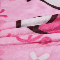 Woolen blanket for infants and toddlers pink