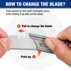 WORKPRO Pack of 2 with 10 Extra Blades