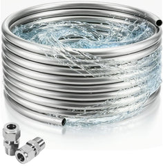 Wort Chiller 1/2 x 25FT stainless steel immersion coil