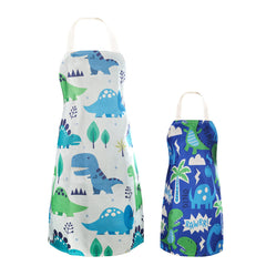 WOSHOP cotton parent child apron front view