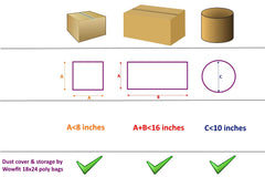 Clear 1.1 Mil polyethylene bread proofing bags