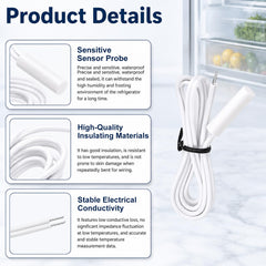 WR55X10025 2 pack temperature sensor for refrigerator