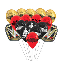 Two large wrestling balloons 18.3 by 22 inches