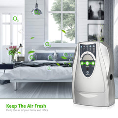 Silver WSTA ozone machine with hose