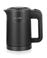 WTJMOV 0.6L small electric tea kettle black 20oz
