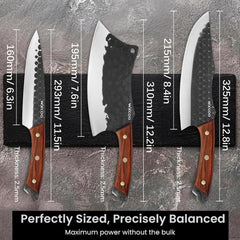 WXCOO 8inch chef knife blade close up