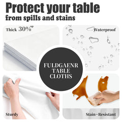 Thickened PEVA Wyxgiv tablecloth waterproof and stain resistant 54x108