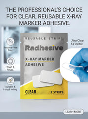 X-Ray marker adhesive strips designed for radiology