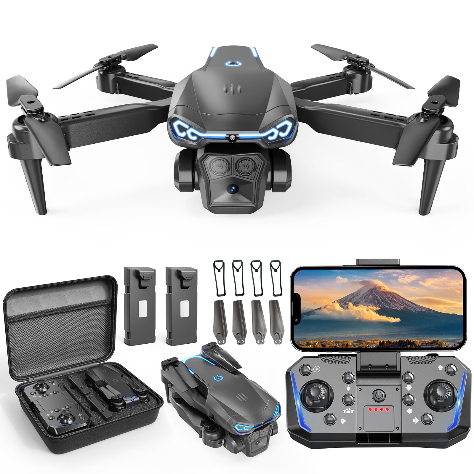 X-shop foldable drone with 1080P camera for beginners
