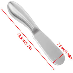 Stainless steel cheese butter spreader ergonomic handle