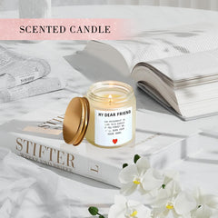 Lavender scented candle included in XIENZE-77 best friend gifts
