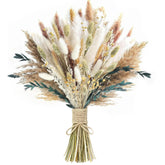 Xins Convey dried pampas grass decorations bouquet close up
