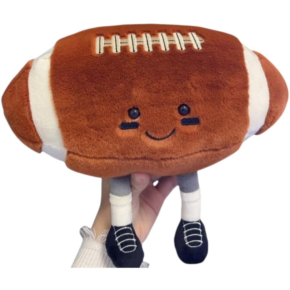 XIZHI 12 inch rugby plush ball pillow for kids
