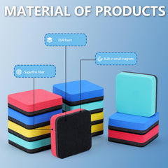 Eco-friendly EVA material erasers with felt bottom by XKDOUS