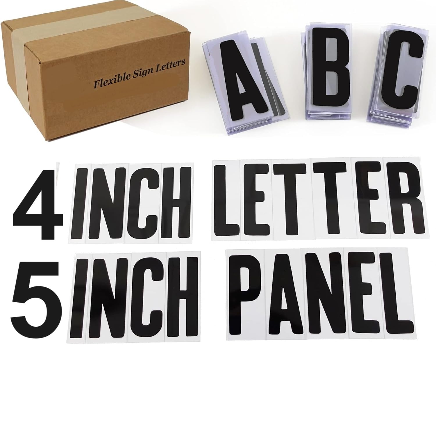 XL LETTERBOARD letter packs with 132 letters and numbers