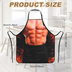 XLSXEXCL Novelty Grilling Apron 100% Polyester