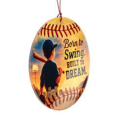 Xmas Tree Funny Decoration baseball ornament product image