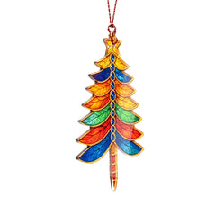 Xmas tree hanging dragonfly ornament in gift packaging