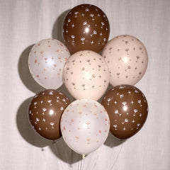 xo-fetti brown espresso martini latex balloons 12in 24pk