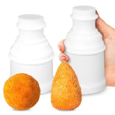 xoelle onigiri mould two piece cone and sphere shapes
