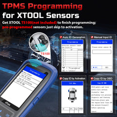XTOOL TS100 PRO sensors compatible with TP150