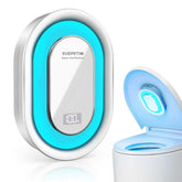 XuEpeTim smart toilet UV-C sanitizing system installed under toilet lid