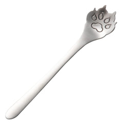XUYUH cat paw stainless steel coffee spoon with long handle