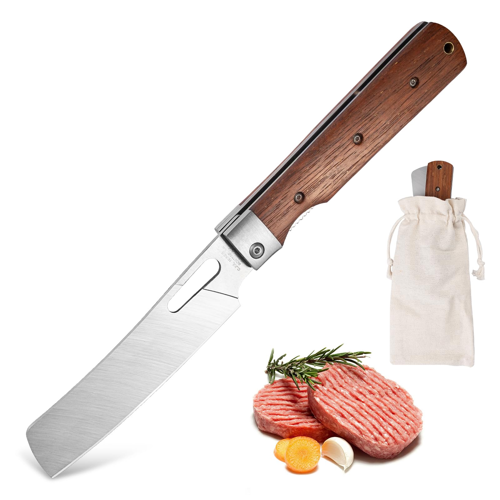 XXV folding chef knife 4.8 inch blade foldable design