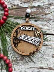 Xylophone triangle keyboard ornament for pit ensemble accessory