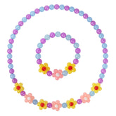 Yarkeuier girls jewelry set flower necklace image