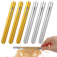 YBEATY 6 Pcs Table Crumbers Sweepers set with silver and gold finishes