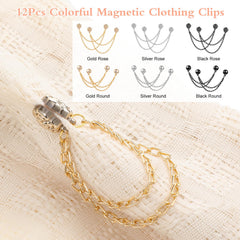 YBEATY steel color magnetic clips round head