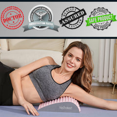 YESINDEED Back Stretcher Pillow used on office chair