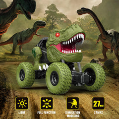 YEZI rc dinosaur truck side angle