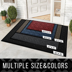 Non-slip backing on Yimobra doormat