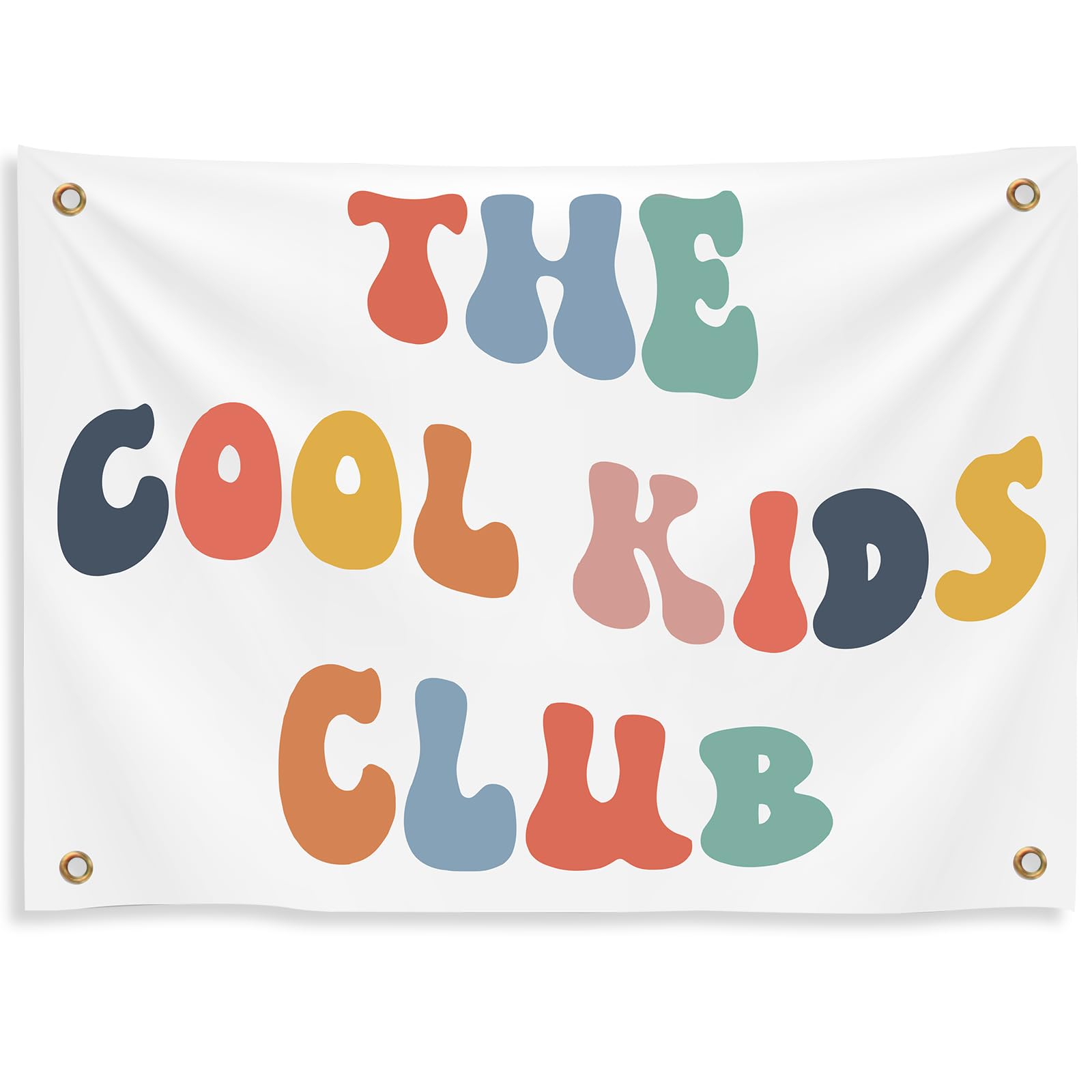 Yinkin wall banner The Cool Kids Club 36x26 inch decorative banner