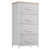 YITAHOME dresser with 4 drawers metal frame and wooden top
