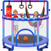 Yohood 55 inch trampoline with enclosure for kids safety