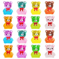 Yojo 16pcs luminous 3d bear fridge magnets on fridge surface