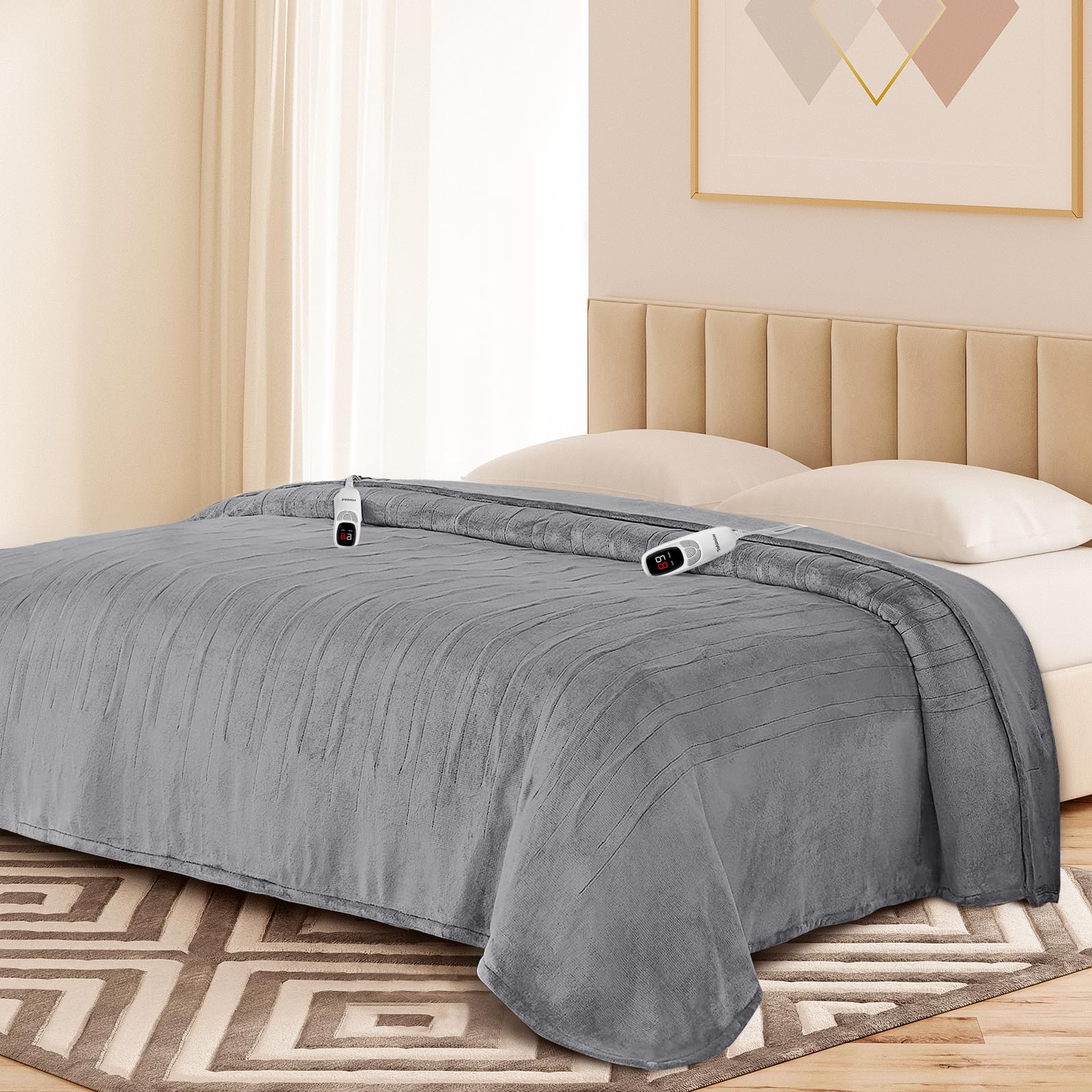 Yokimisu Electric Blanket King dual control panel